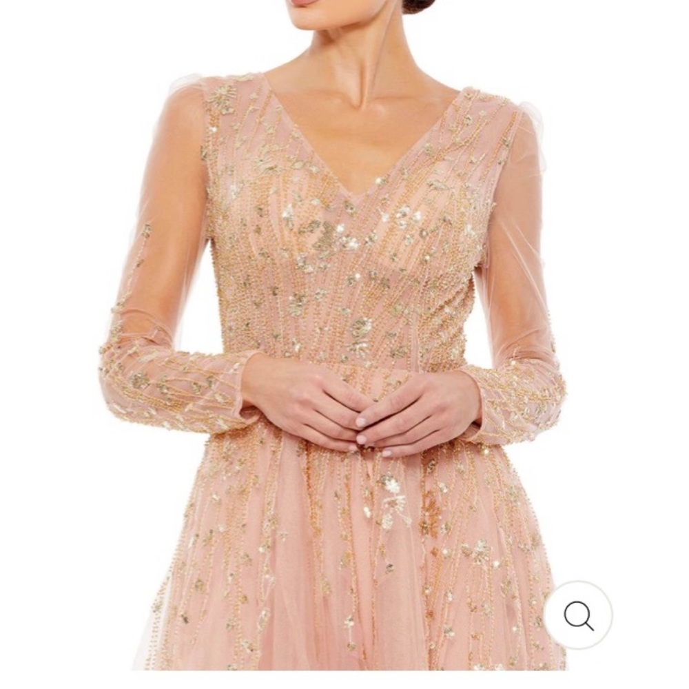 Mac Duggal beaded gown